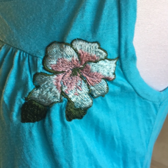 Johnny Was JWLA Turquoise Tank Size XS - Picture 5 of 6